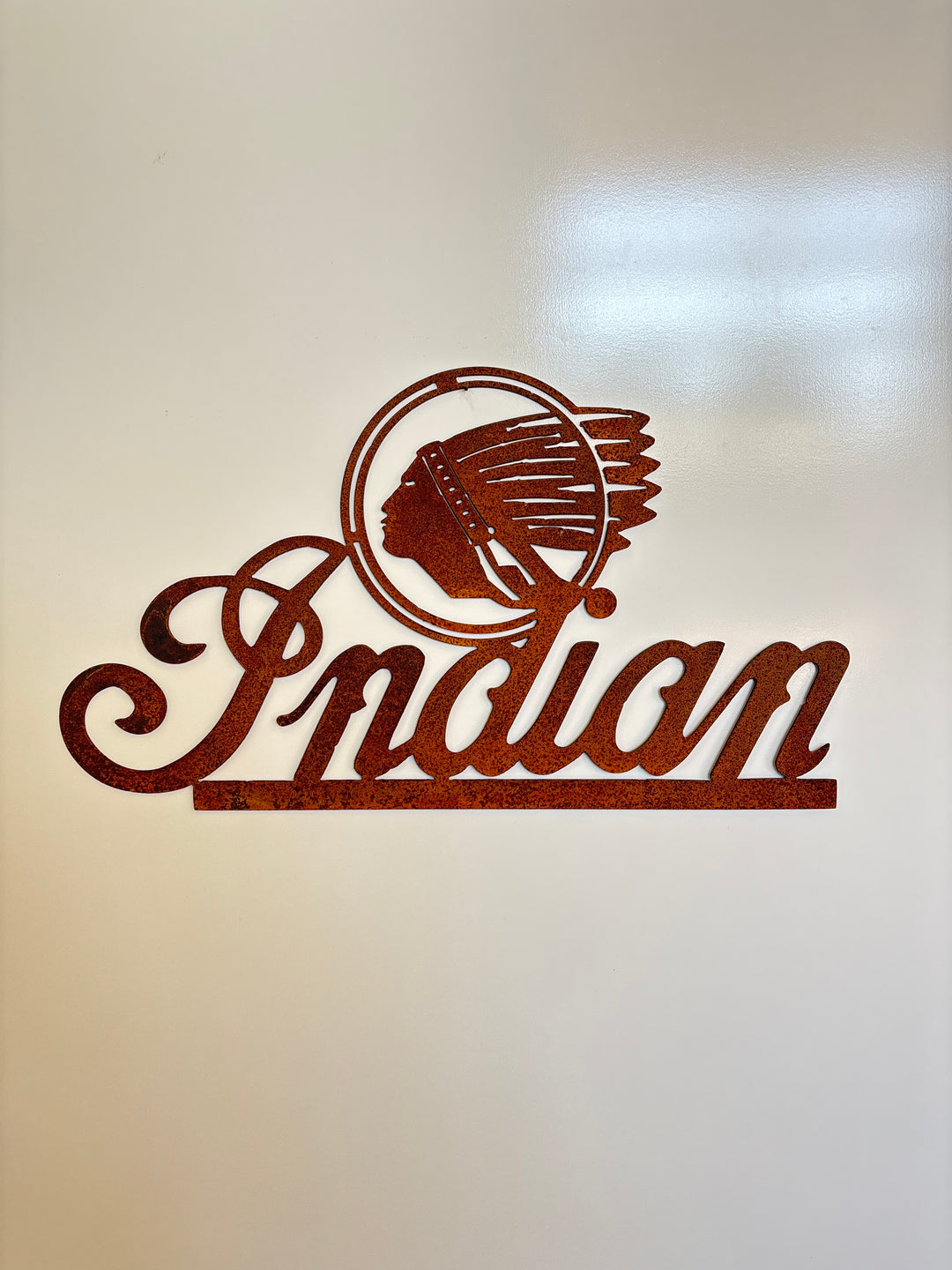 Indian Motorcycles Sign Metal Wall Art