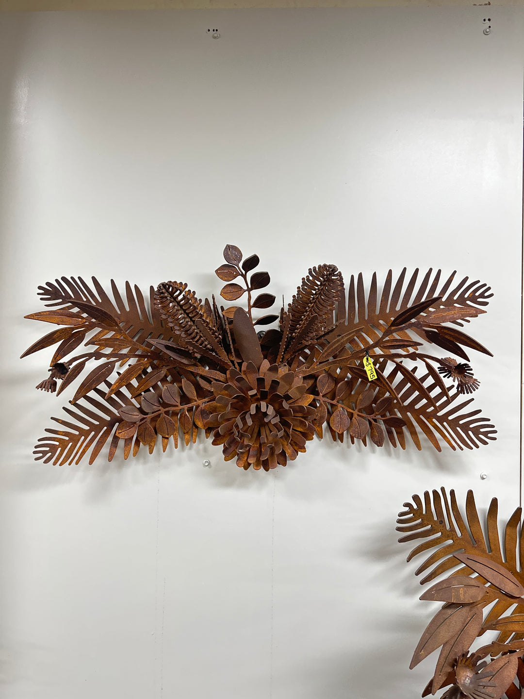 Australian Native Flower Garland – Metal Sculpture - Garden Art