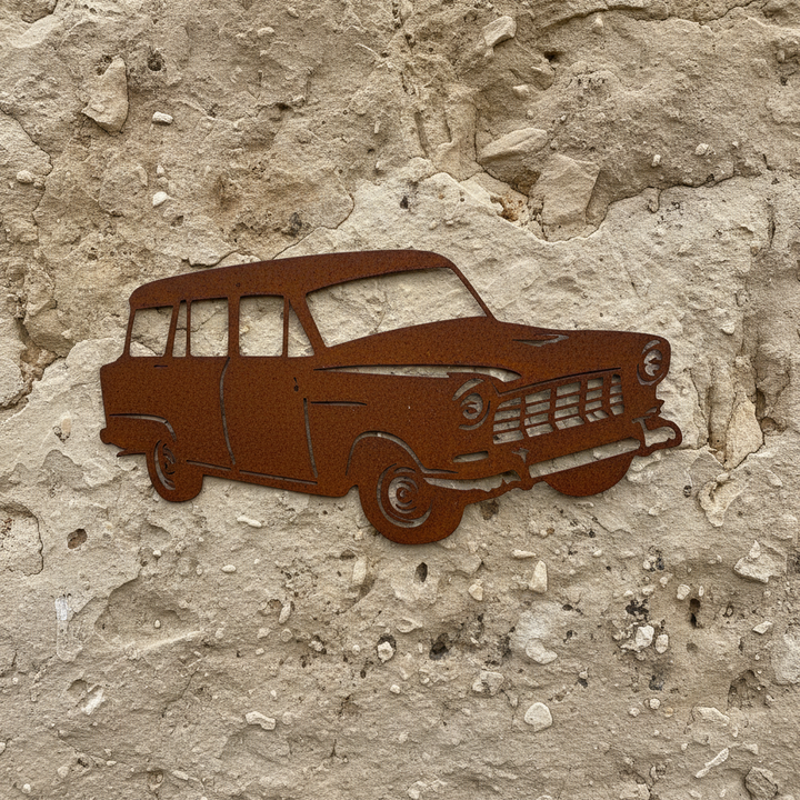 FC Holden Station Wagon Metal Wall Art