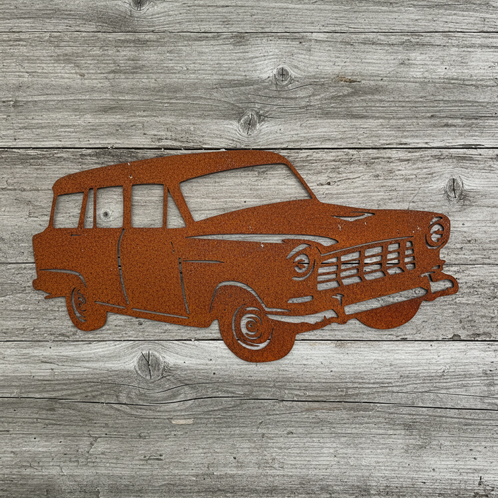 FC Holden Station Wagon Metal Wall Art