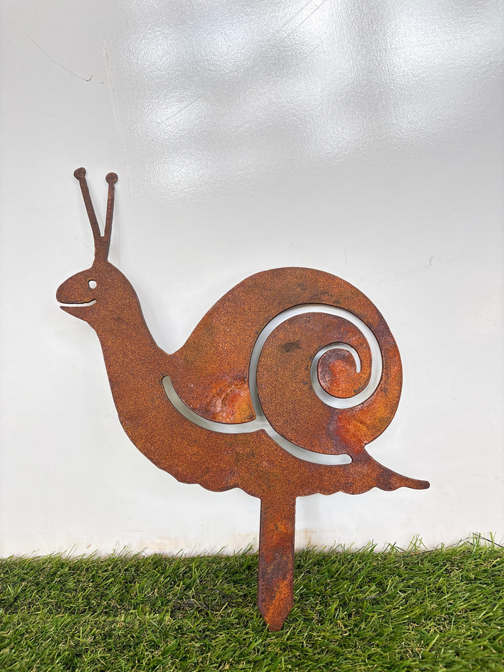 Snail Metal Garden Art Large