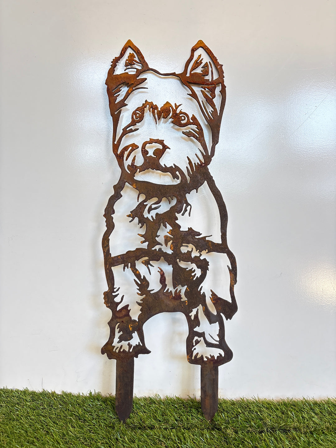 West Highland Terrier Metal Wall Art - Westie Dog Garden Art