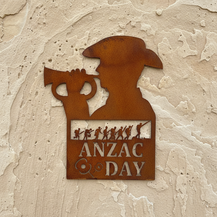 Lest We Forget ANZAC Day - Metal Wall Art