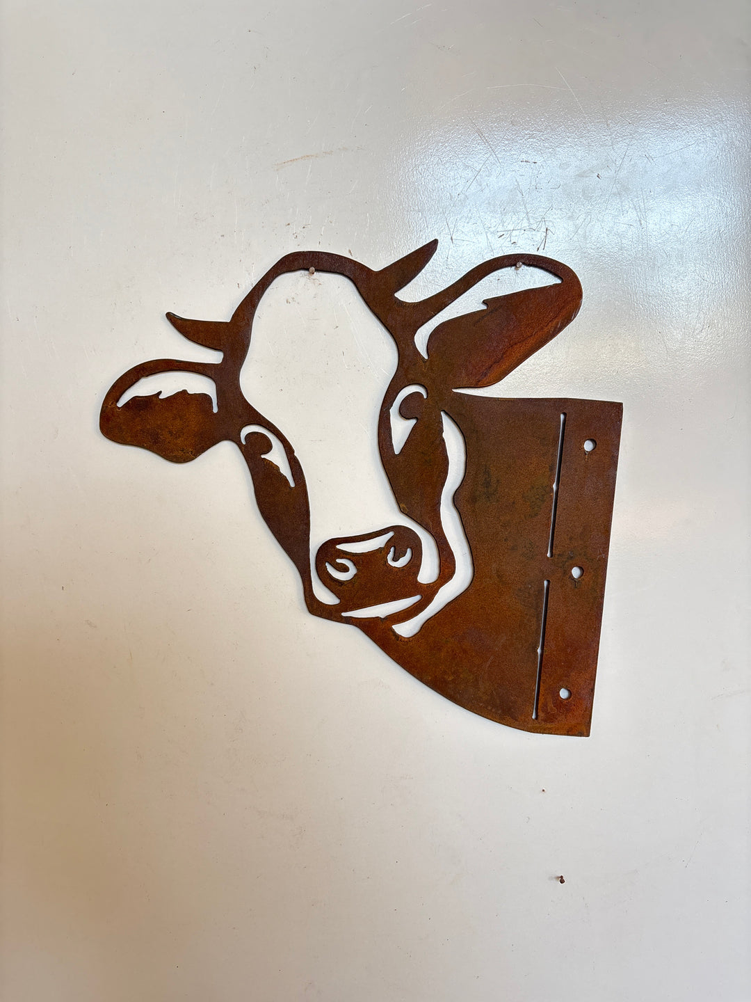 Peek a Boo Cow - Animal Metal Garden Art