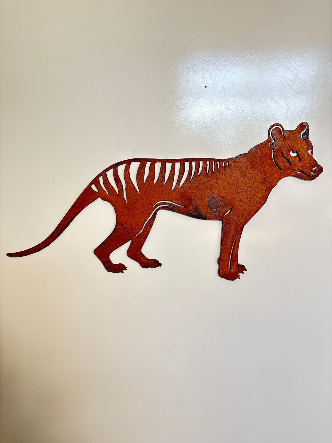 Tasmanian Tiger Metal Wall Art