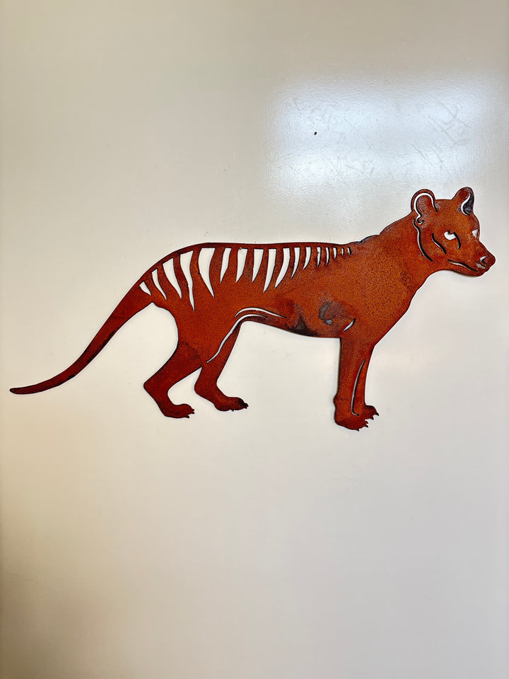 Tasmanian Tiger Metal Wall Art