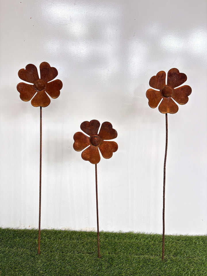 Flower Garden Spike small cosmos Metal Garden Art