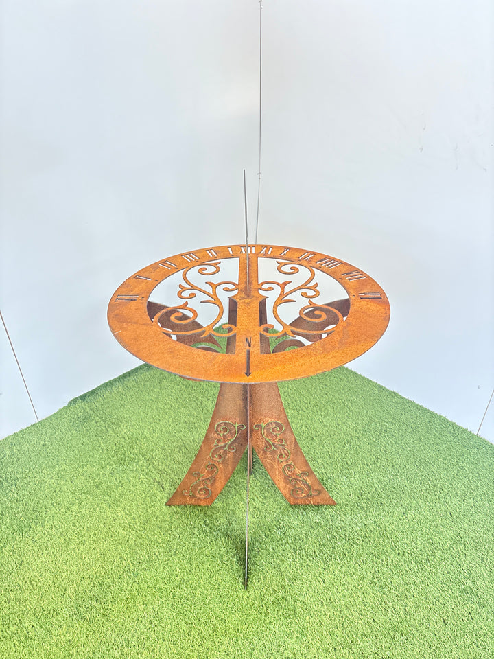 Sundial Metal Garden Art