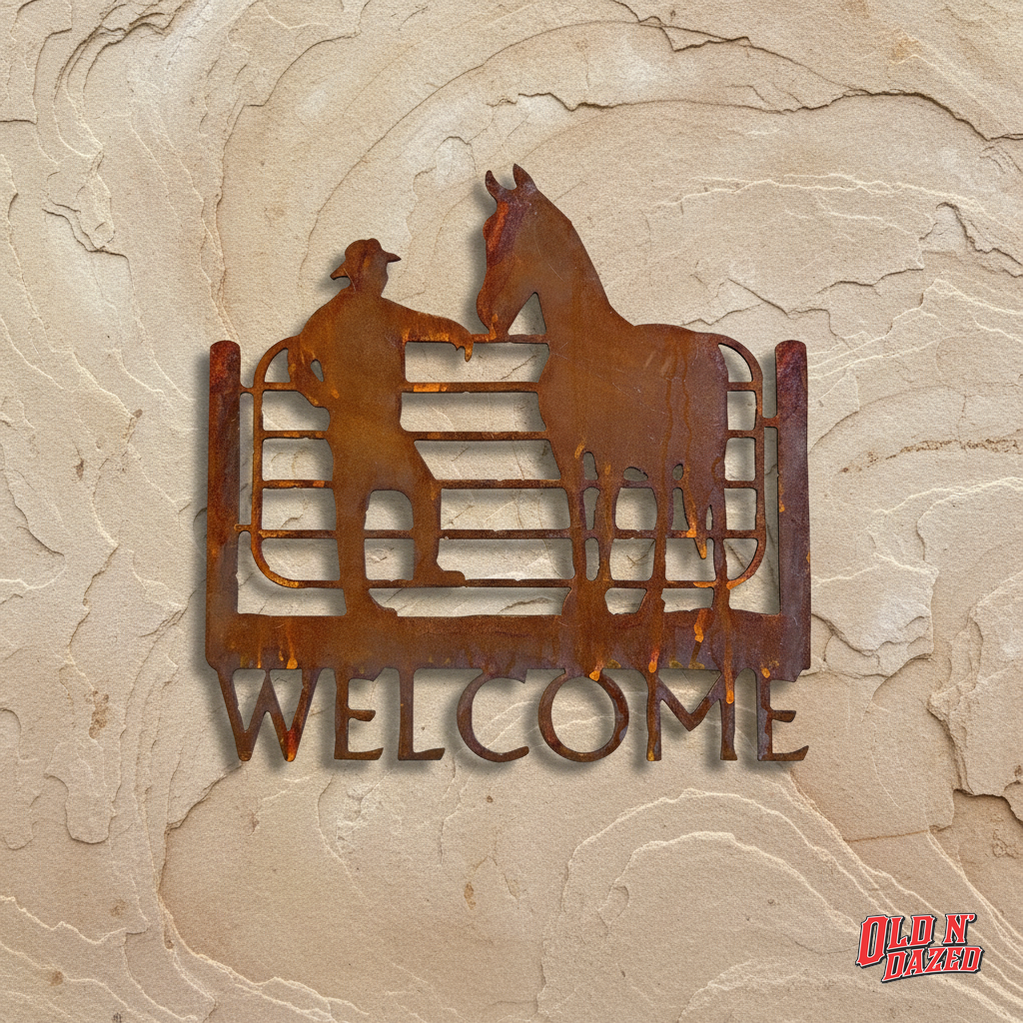 Welcome Sign | Welcome Signs | Metal Welcome Signs – Old n Dazed
