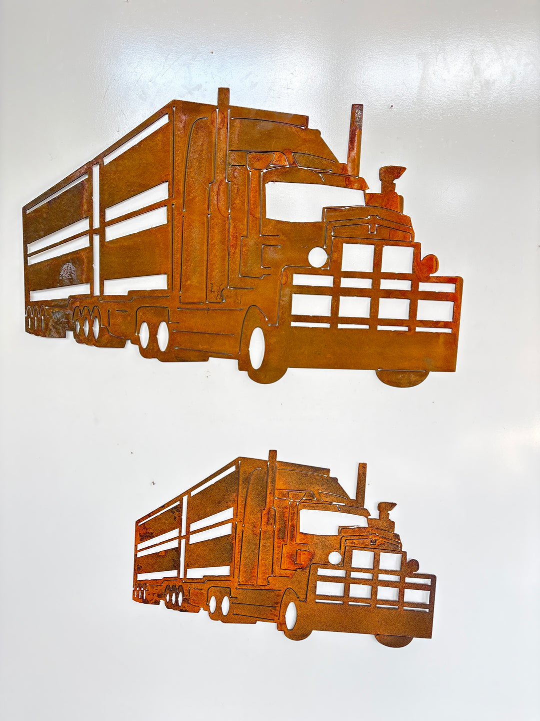 Kenworth Cattle Truck Metal Wall Art