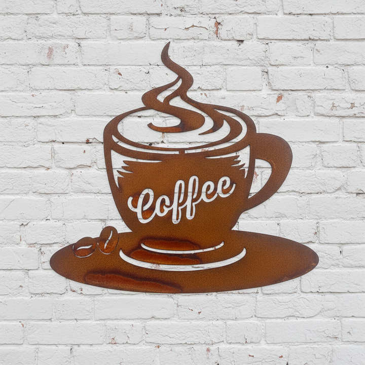 Coffee Sign Metal Wall Art