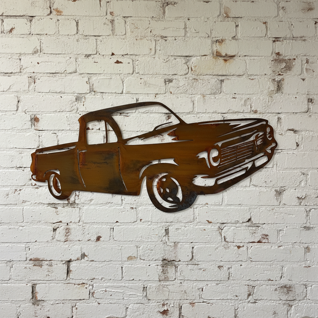 EH Holden Ute Metal Wall Art
