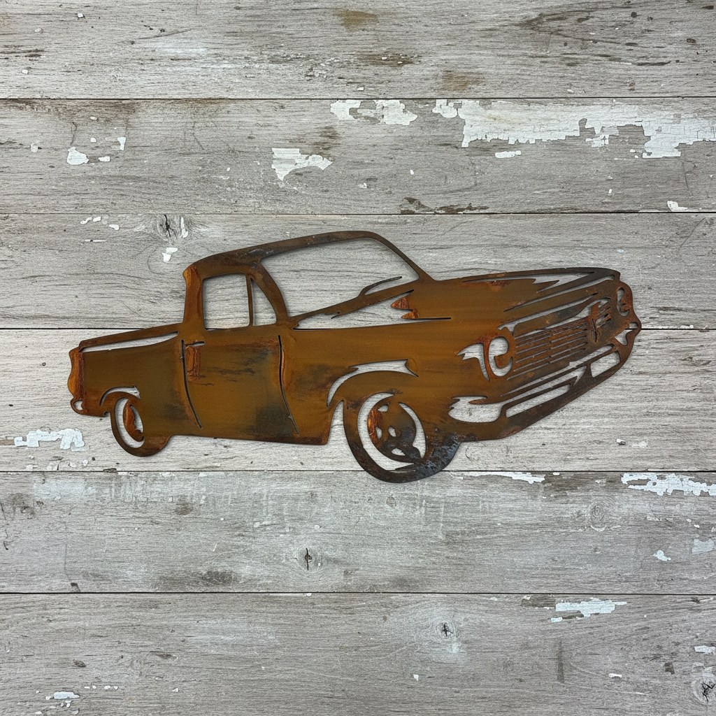 EH Holden Ute Metal Wall Art