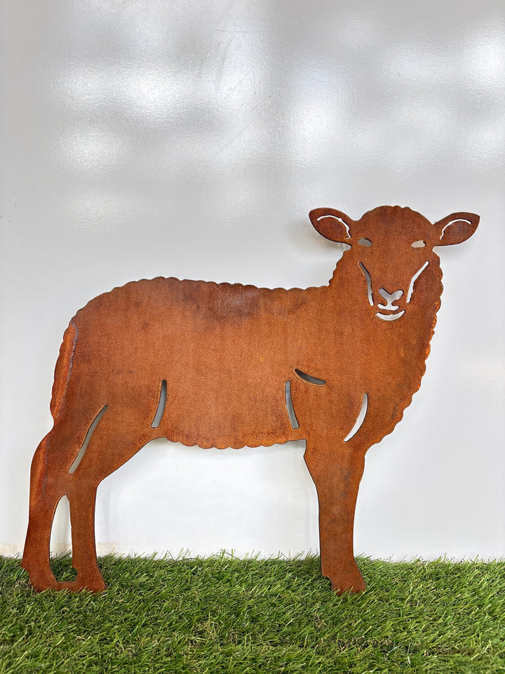 Sheep Metal Garden Art