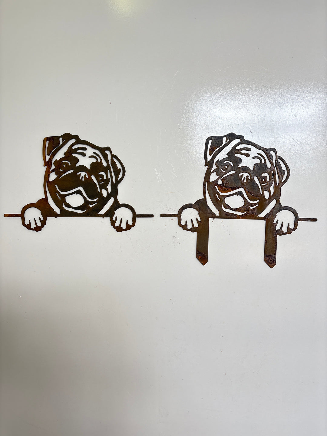 Pug - Dog Memorial Plaque - Metal Art