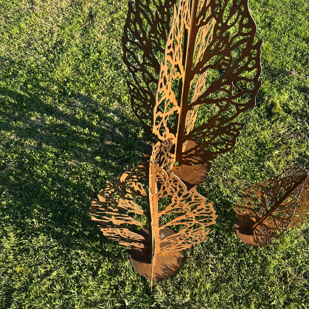 Ironbark Sentinel – Metal Tree Sculpture | Australian Garden Art