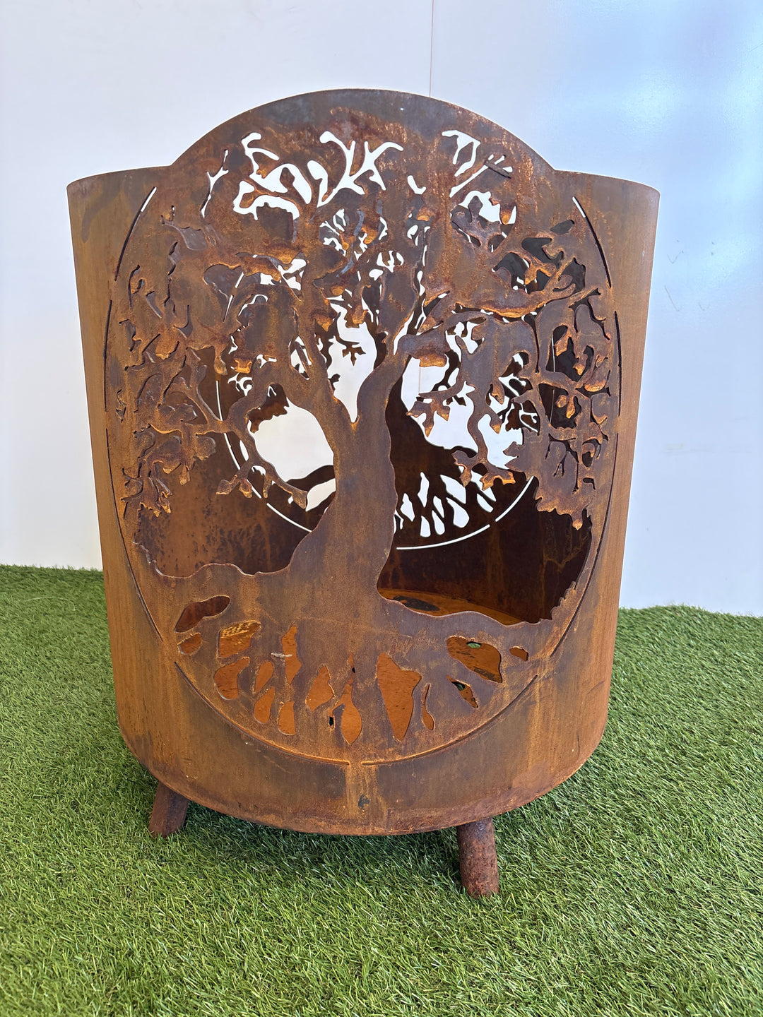 Tree of Life Round Fire Pit