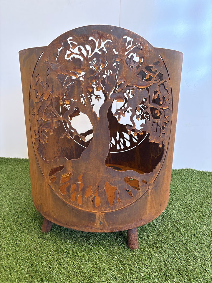 Tree of Life Round Fire Pit