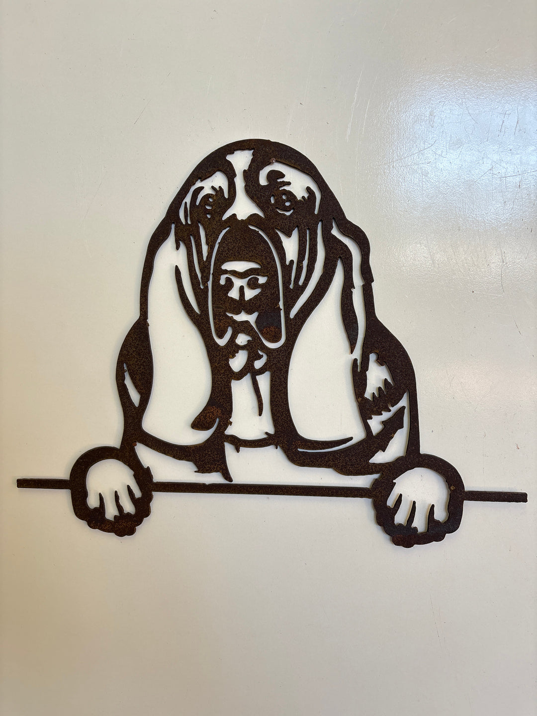 Basset Hound - Dog Memorial Plaque - Metal Art