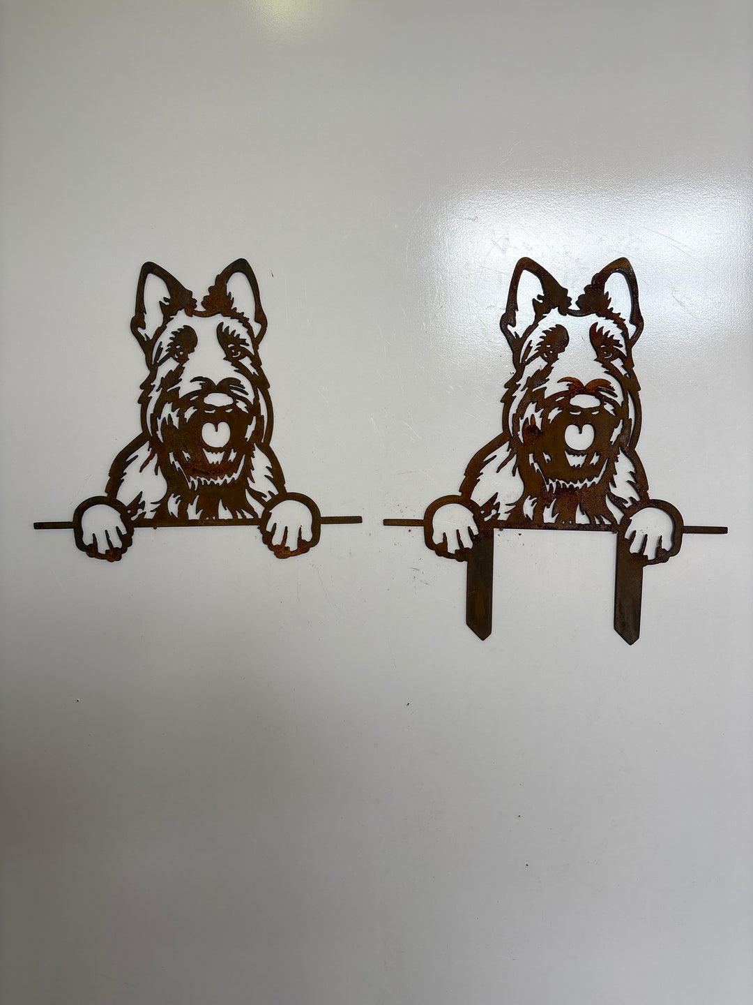 Scottish Terrier  - Dog Memorial Plaque - Metal Art