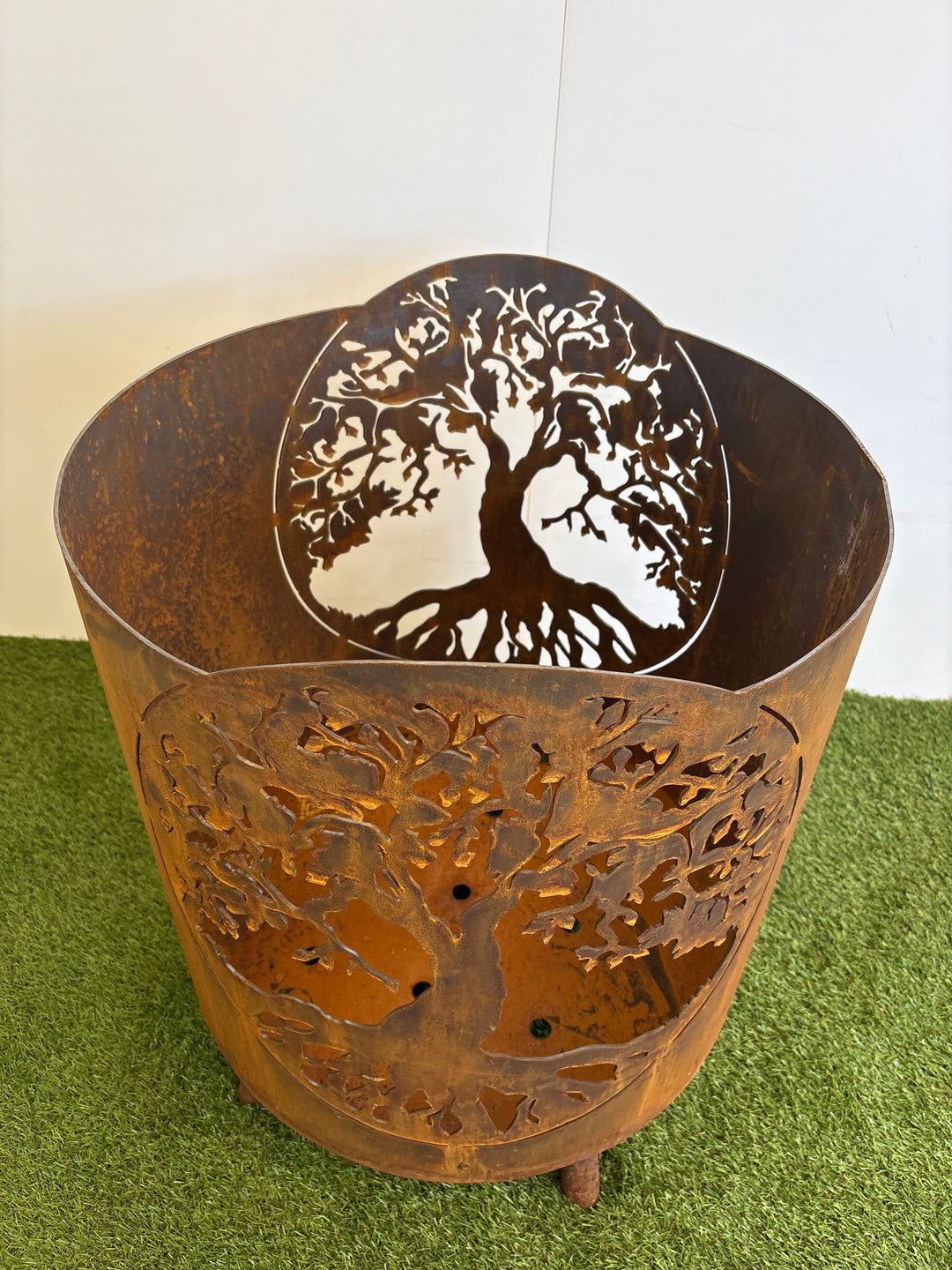 Tree of Life Round Fire Pit