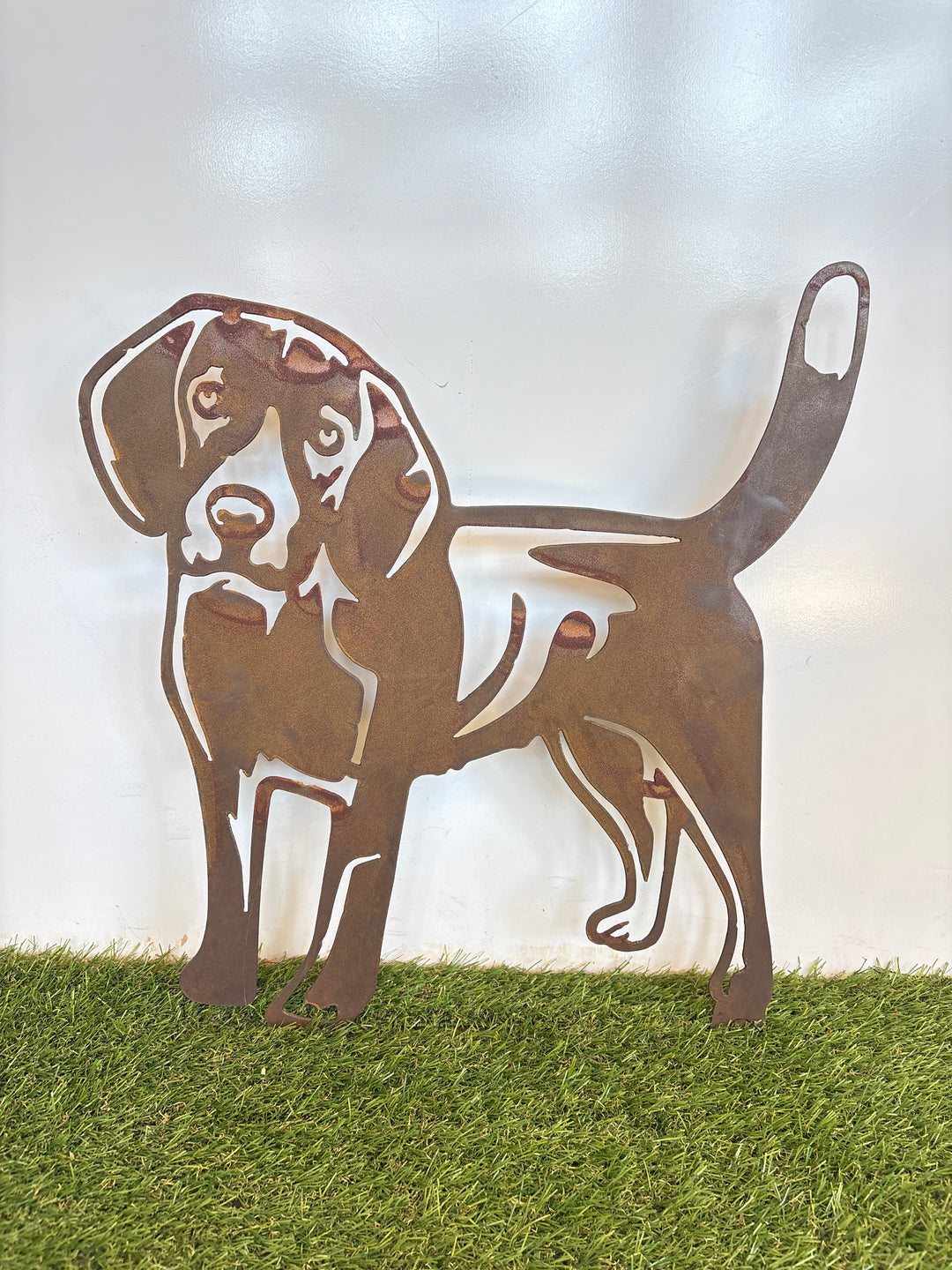 Beagle Dog Metal Wall Art - Garden Art