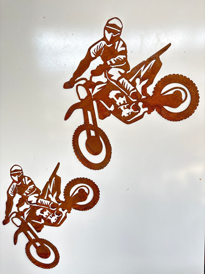 Motor Bike - Dirt Bike Metal Wall Art