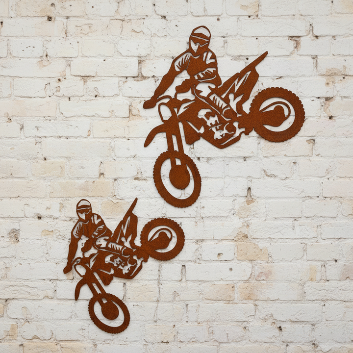Motor Bike - Dirt Bike Metal Wall Art