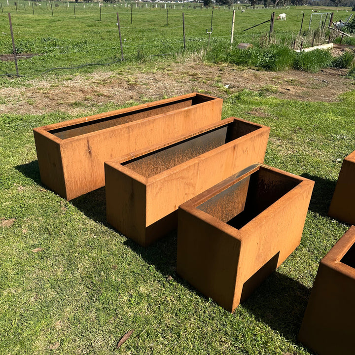 Steel Planter Boxes – Heavy Duty Australian Made Garden Planters