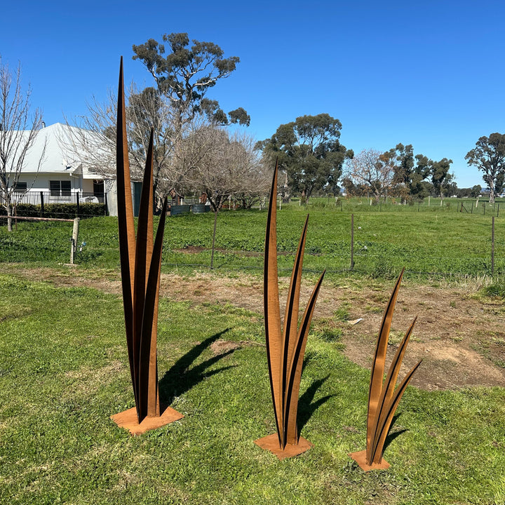 Rustling Plains – Metal Grass Sculpture | Australian Garden Art