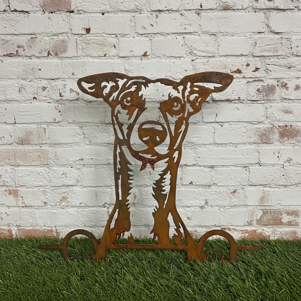 Whippet - Dog Memorial Plaque - Metal Art