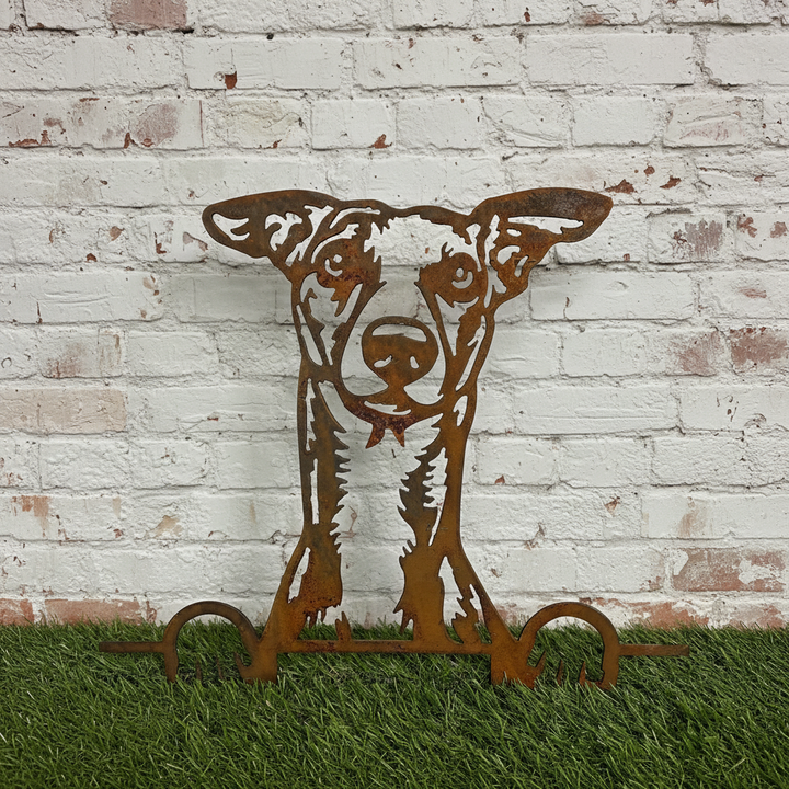 Whippet - Dog Memorial Plaque - Metal Art