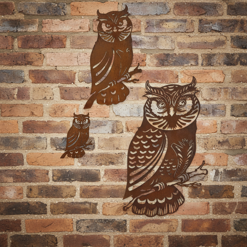 Owl Metal Wall Art
