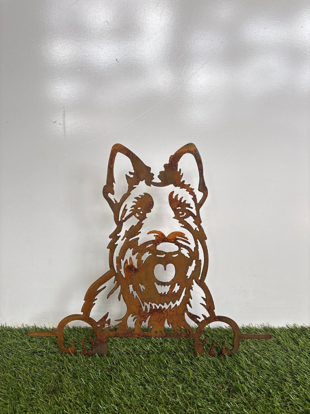 Scottish Terrier  - Dog Memorial Plaque - Metal Art