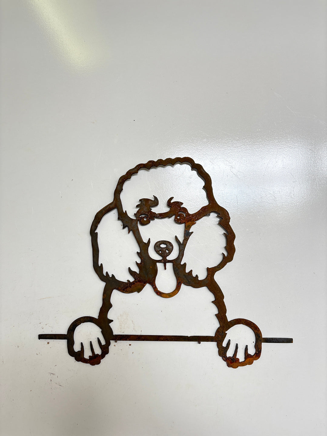 Poodle - Dog Memorial Plaque - Metal Art