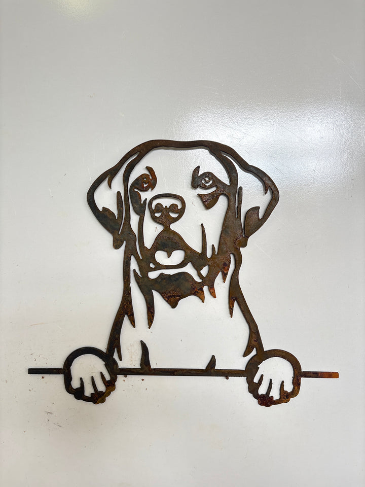 Labrador - Dog Memorial Plaque - Metal Art