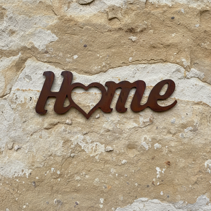 Home sign Metal Wall Art