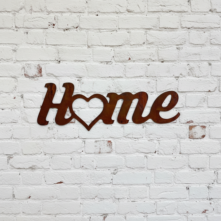 Home sign Metal Wall Art