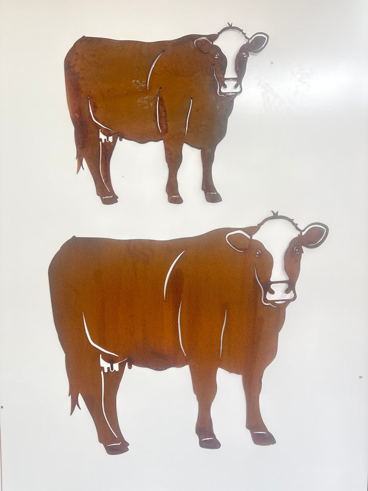 Cow Farm Metal Wall Art