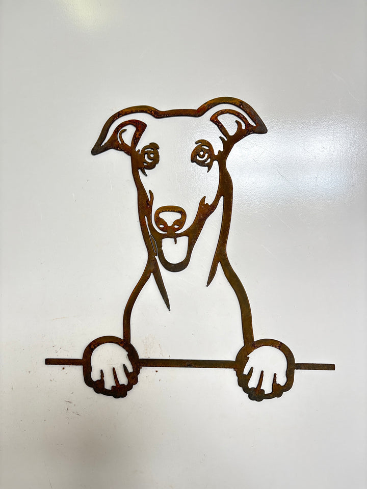 GreyHound - Dog Memorial Plaque - Metal Art