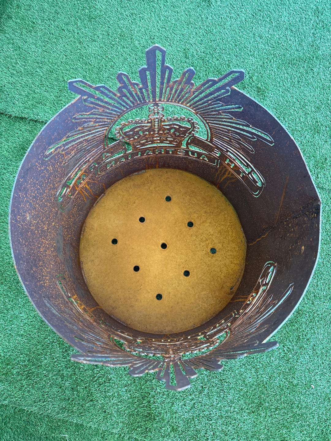 Australian Army Round Fire Pit