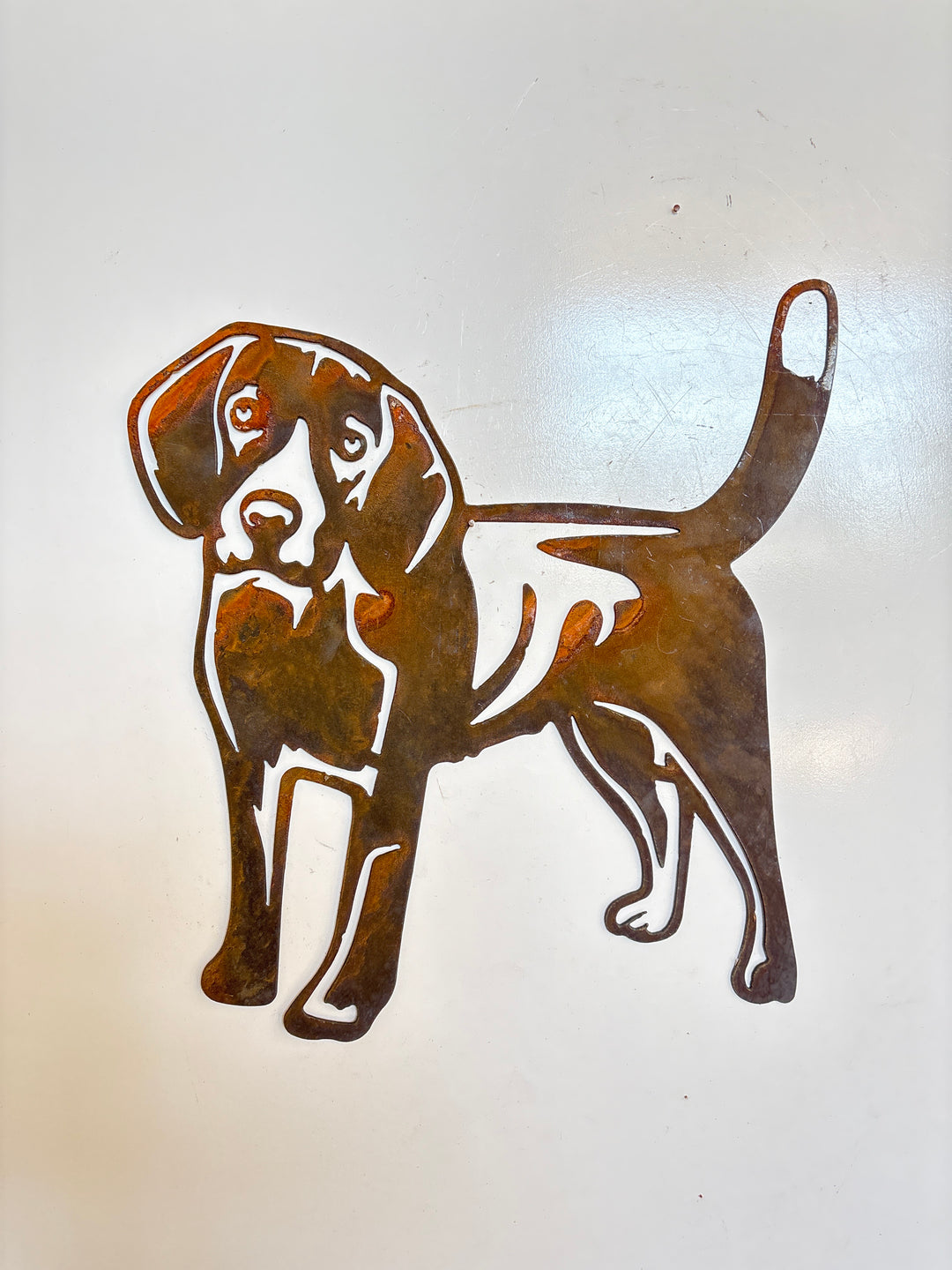 Beagle Dog Metal Wall Art - Garden Art