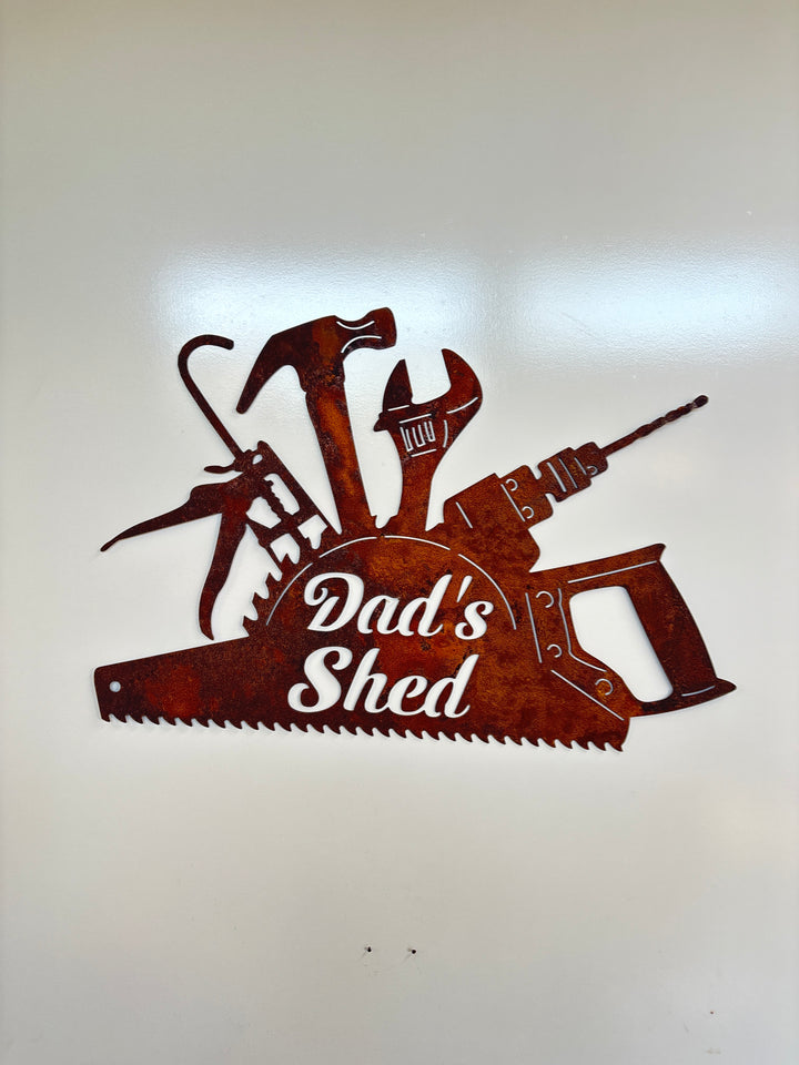 Dad's Shed Sign - Pop's Shed Sign or personalize your own