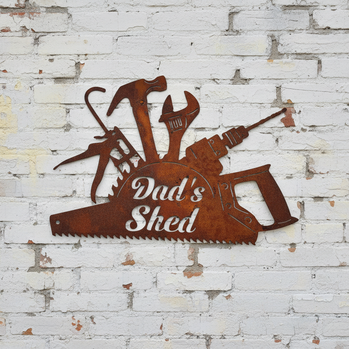 Dad's Shed Sign - Pop's Shed Sign or personalize your own