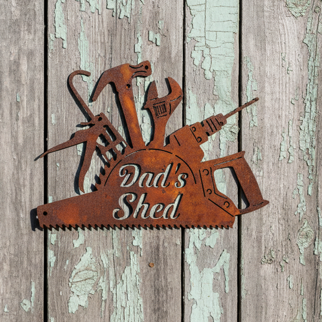 Dad's Shed Sign - Pop's Shed Sign or personalize your own