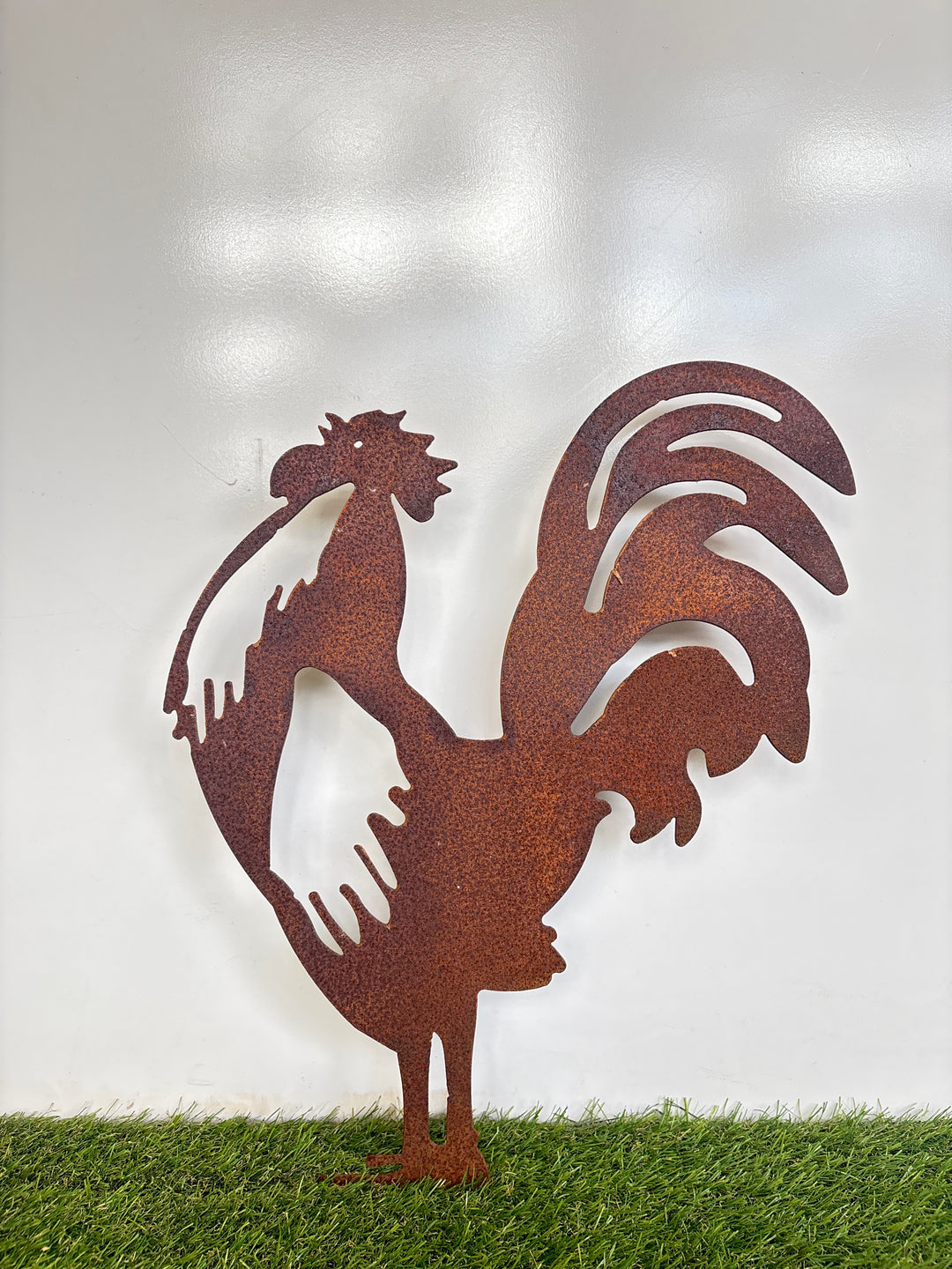 Rooster Metal Garden Art