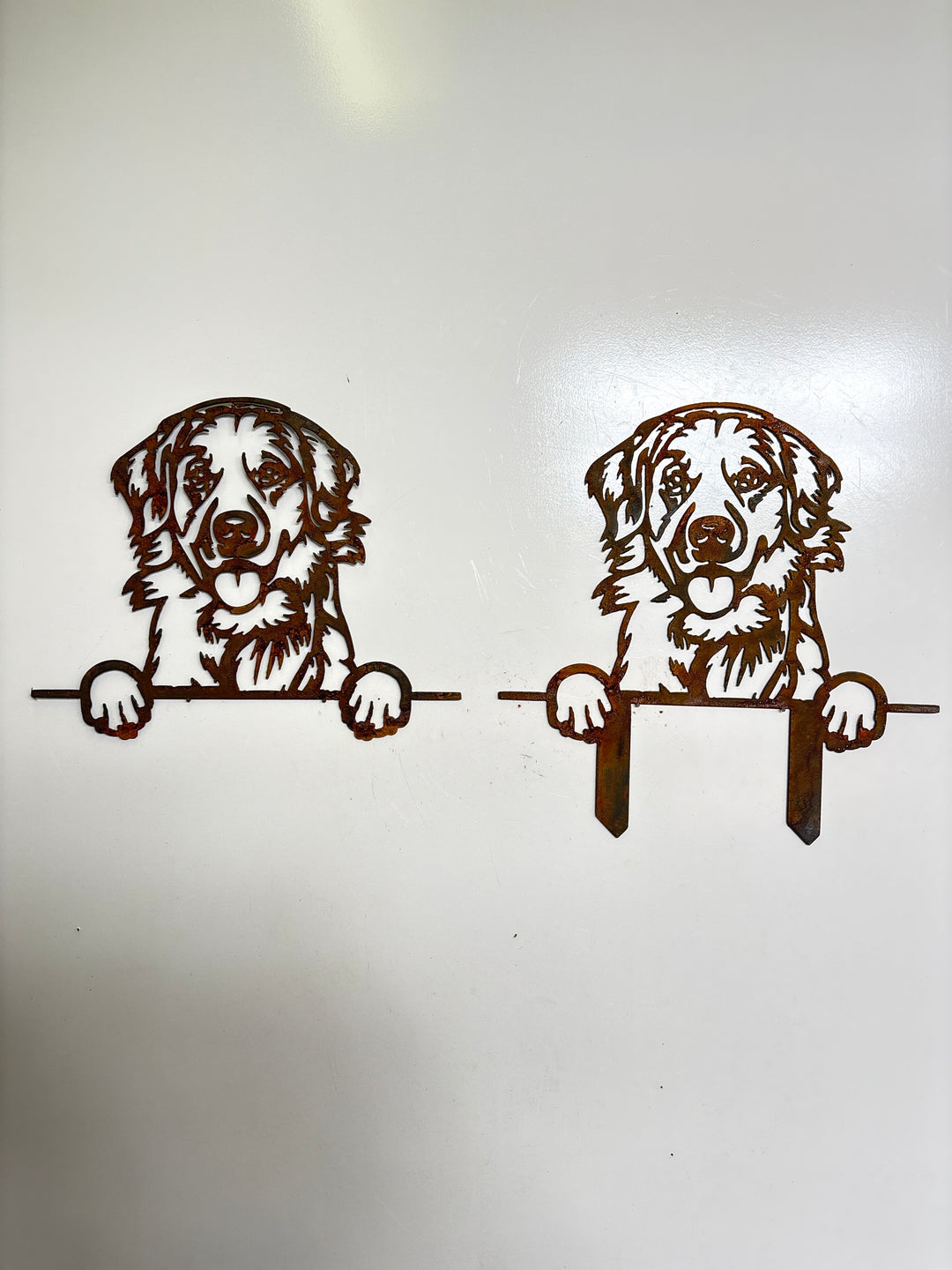 Golden Retriever - Dog Memorial Plaque - Metal Art