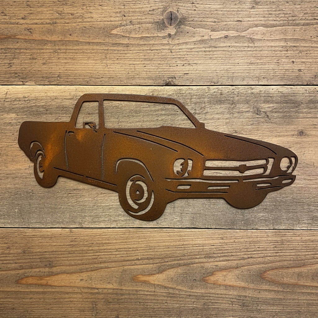 HQ Ute Metal Wall Art