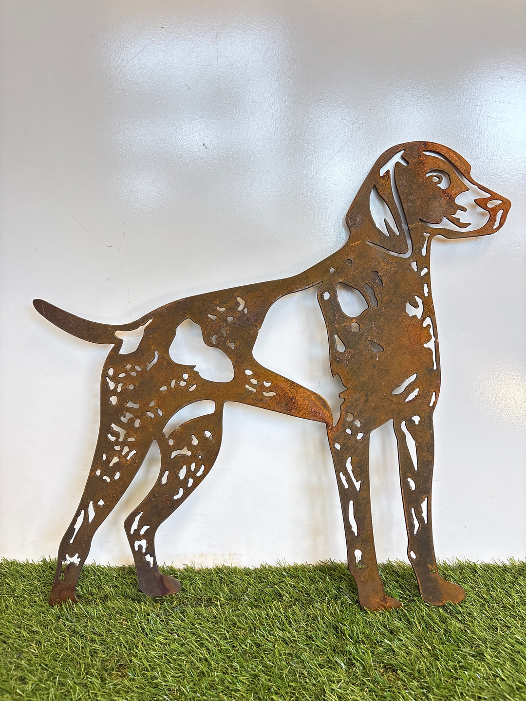 German Short Haired Pointer Gsp Metal Wall Art - Dog Garden Art