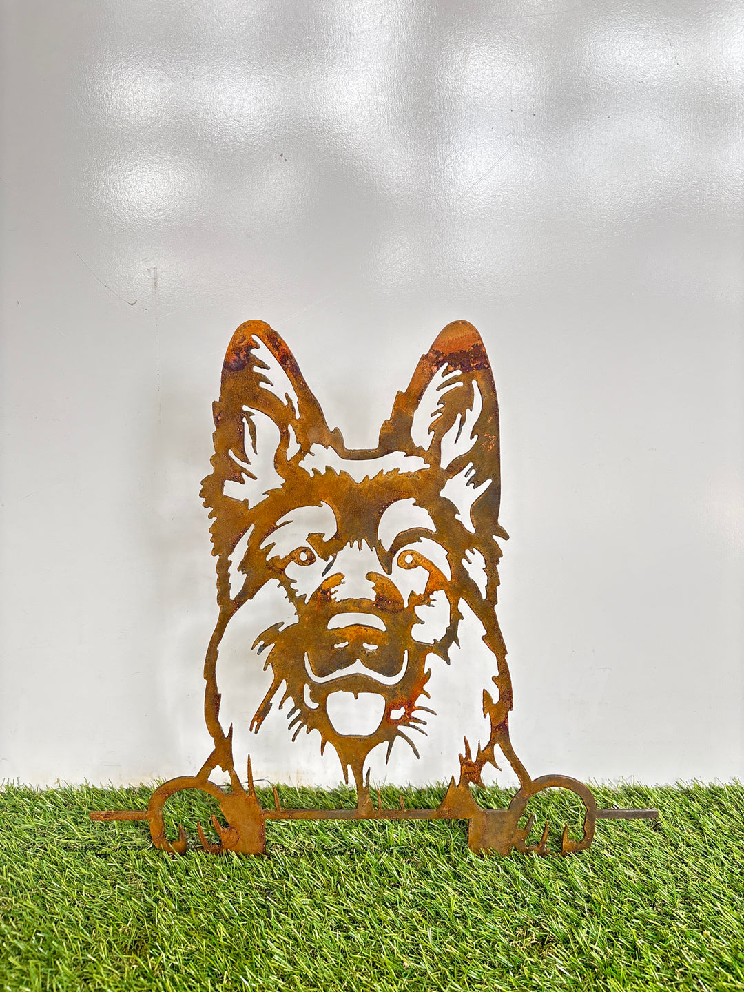 German Shepherd - Dog Memorial Plaque - Metal Art